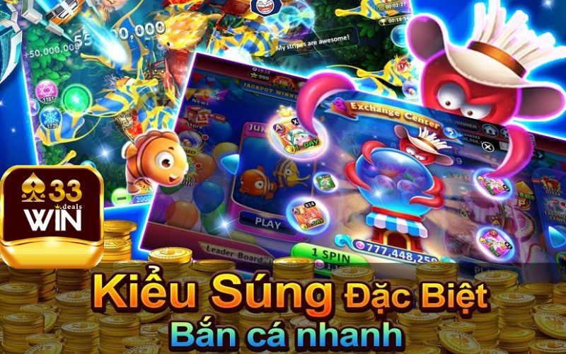 Bắn Cá Vàng - Siêu Phẩm Săn Cá Đổi Thưởng Hot Nhất Tại 33Win